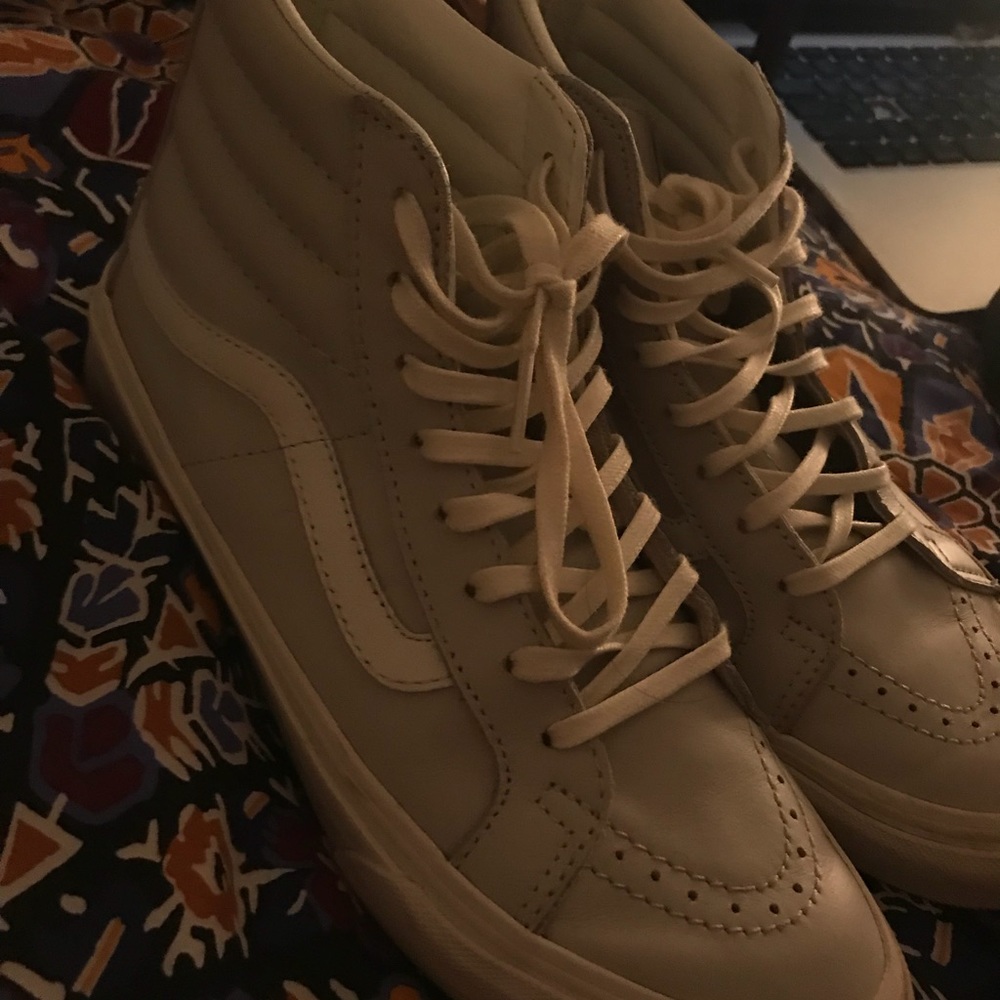 Leather Vans Hightops